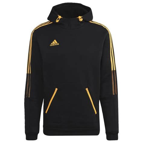 adidas schwarz gelb sweater|Adidas sport hoodie.